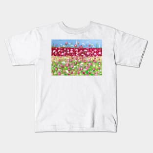 Clover Field in Italy Kids T-Shirt